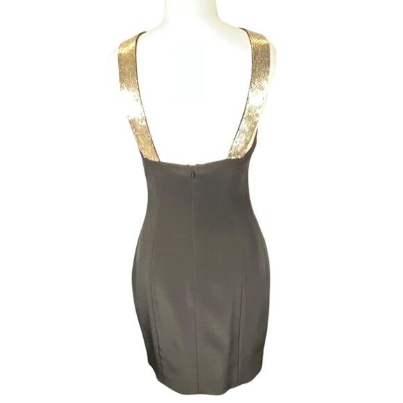 Vintage Niteline Della Roufogali Black Tie Formal Short Cocktail Dress Size 4 - Picture 2 of 13